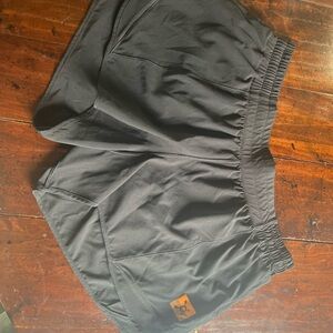 Lululemon/Orangetheory sz 12 Black Athletic Shorts NWOT